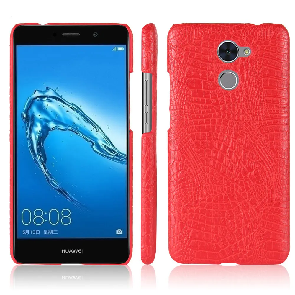 Крокодиловый Чехол для Huawei Y7 Prime 2017 TRT LX1 Жесткий ПК Защитный чехол телефона Y 7 Y7Prime
