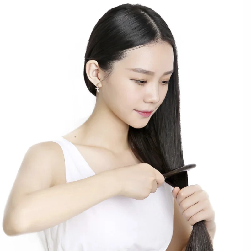 Новинка! Xiaomi Mijia расческа Xin Zhi натуральная эбеновая деревянная ручная расческа для семьи матери и дочери