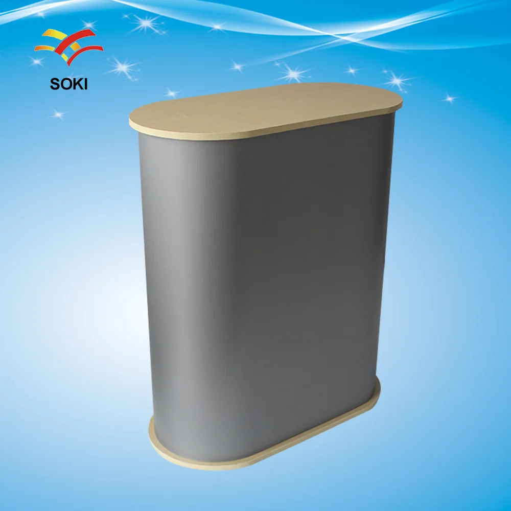 Продвижение Таблица выставка дисплей счетчика Изогнутые/Круглый/Teardrop/Прямой