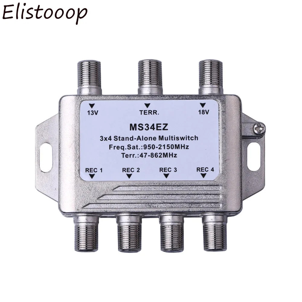 2018 3 входа 4 выхода MS34EZ Satellite Multiswitch SplitterLow потребление FTA TV LNB спутниковый