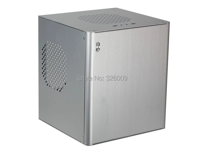 HTPC мини-ITX корпус из алюминия с поддержкой USB3.0 и 3,5''HDD, стенд для поддержки электропитания, мини-корпус с поддержкой WIFI, COM PCI, аудио-портов. Realan D3.