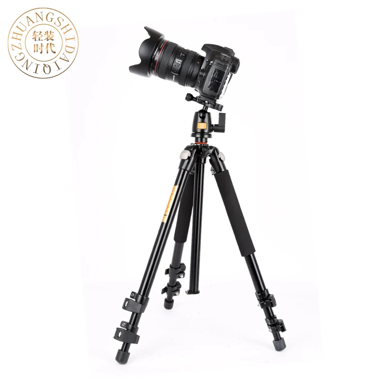 

QZSD king high quality camera tripod , foldable digital camera mount with panoramic ball head, adjustable camera kit
