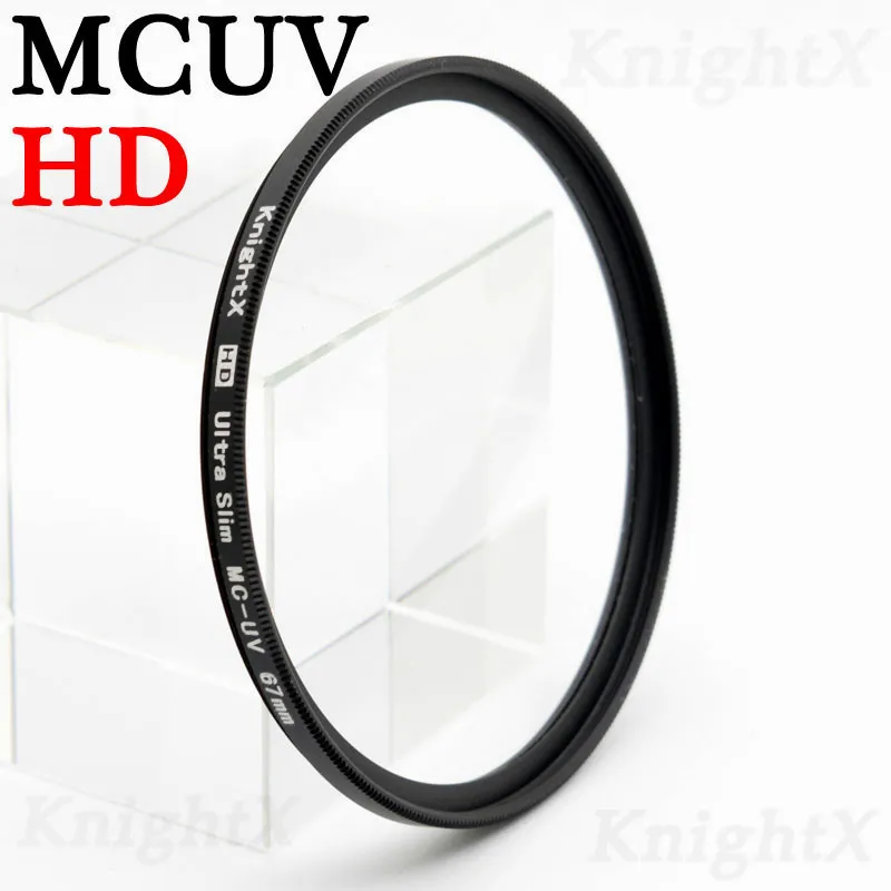Фильтр KnightX UV MCUV HD для sony nikon canon dslr аксессуары объектива камеры fotografie objectif p500 49 52 55