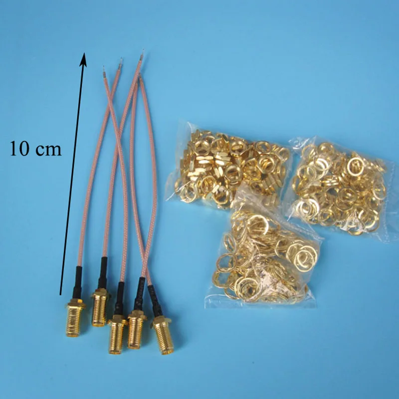 Коаксиальный антенный кабель sma мама 50 Ом M17 93 RG178 Coax Pigtail RF штекер 16 футов