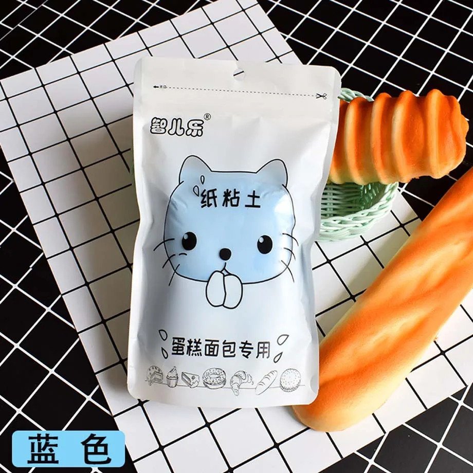 Горячие игрушки Meng Cat бумажная глина достаточно большой объем 100 г слизи бумага глина мягкая бумага глина Пластилин Рисование слизи полимер