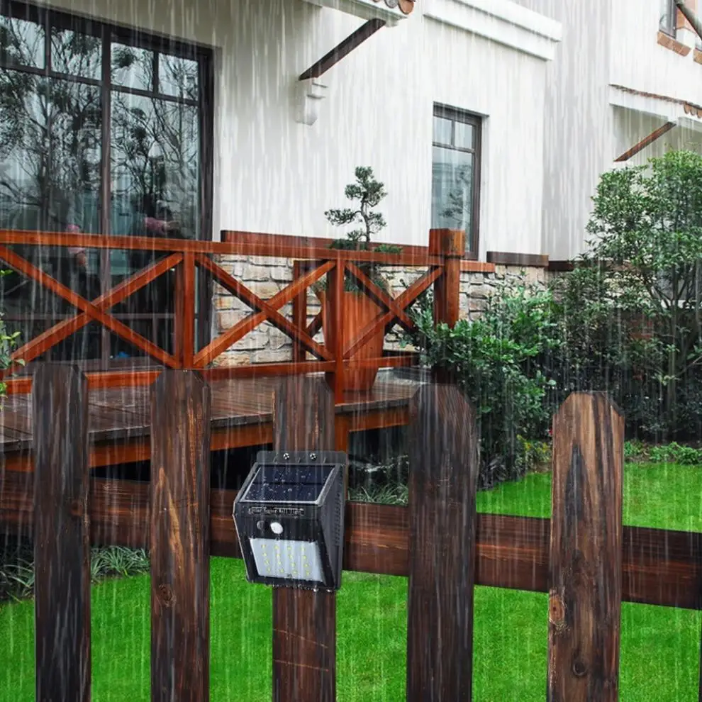 10 LED настенный светильник на солнечных батареях датчик движения домашний садовый