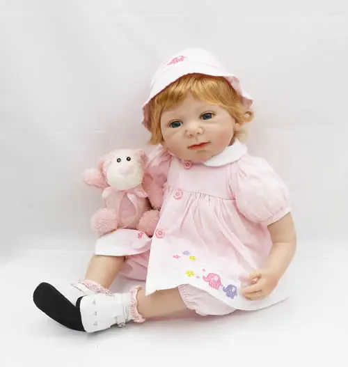 Summer NPKDOLL 55 см boneca новорожденный реалистичный ребенок reborn menina реалистичные силиконовые куклы reborn для девочек boneca детские игрушки reborn - Цвет: Summer