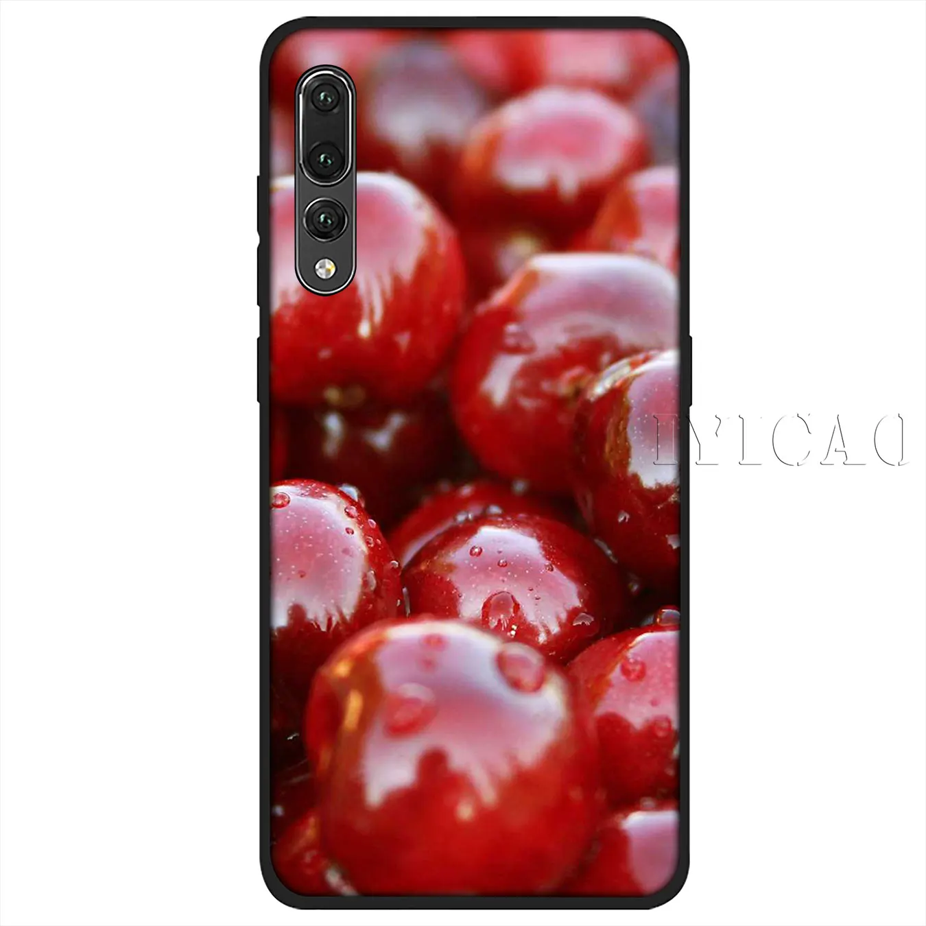IYICAO Вишневый летний Мягкий силиконовый чехол для телефона Huawei P30 P20 Pro P10 P9 P8 Lite Mini