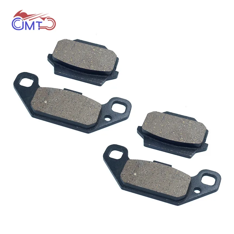 2 Front Brake Pads Для Suzuki Quadracer LT250R 1987-1992 LT500R 1987-1990 тормозные колодки для квадроциклов спереди и сзади комплект LT250 LT500 LT 250 500 R - Цвет: 2 Front Brake Pads