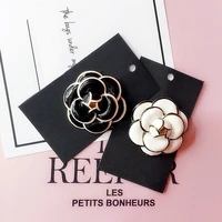 high grade luxury big brand camellia cc brooch scarves buckle valentines day pin brooches for woman gift accessories