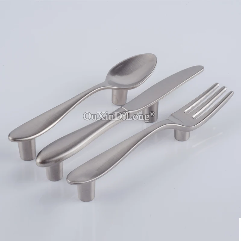 

Creative Designed 10PCS Spoon/Fork/Knife Cabinet Pulls Handles Cupboard Wardrobe Kitchen Cabinet Handles Furniture Hardware