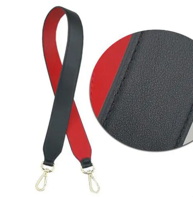 Black Red Модная сумка из искусственной кожи на ремне со змеиным леопардовым узором сумка на ремне шикарная сумка аксессуары трендовые женские Наплечные ремни для сумок - Цвет: Black Red
