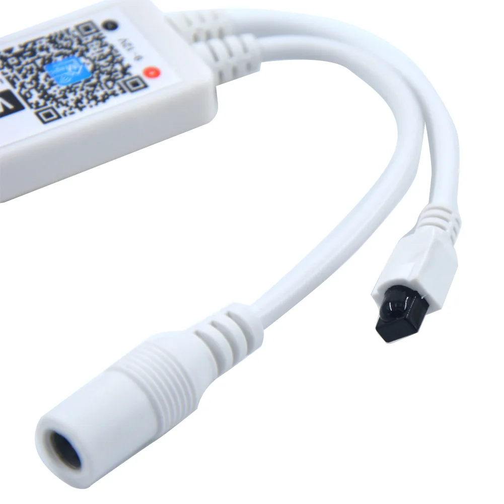 MINI WiFi RGB/RGBW LED Strip Controller 24Key Remote Android/iOS Phone App Controlled 12V Sound Music Activated Timing Function | Освещение