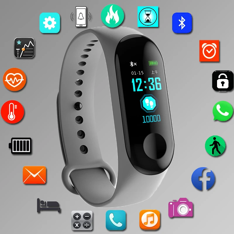 Спортивный Браслет Смарт-часы детские часы для девочек и мальчиков Детские