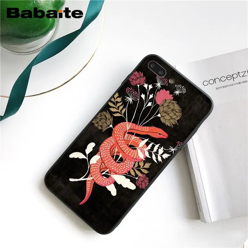 A11 Babaite ручная змея Цветок змея картина чехол для телефона для iphone 11 Pro 11Pro Max 8 7 6 6S Plus X XS MAX 5 5S SE XR - Цвет: A11