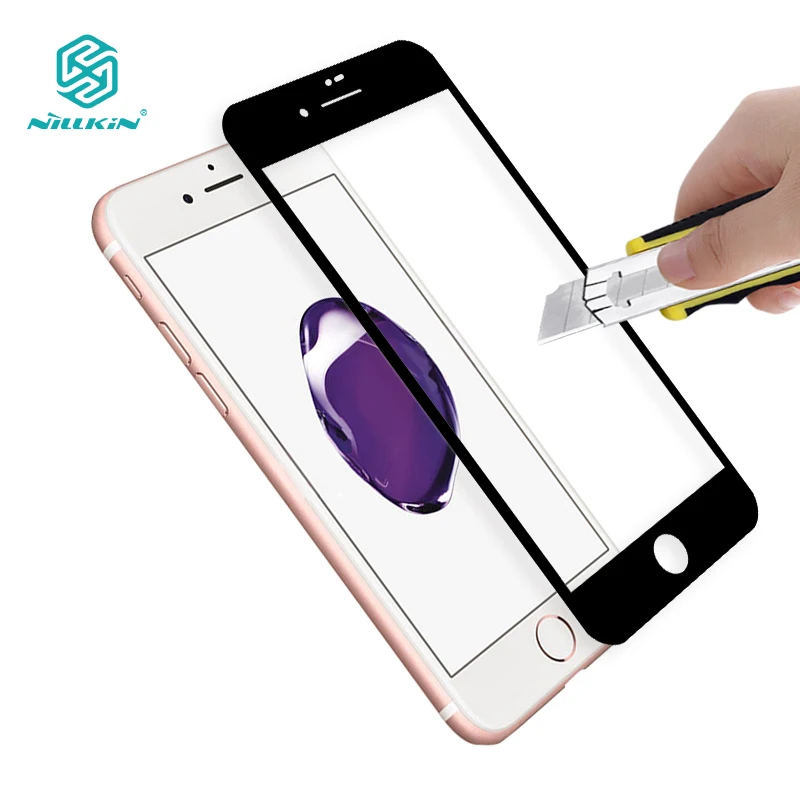 Полное покрытие 3D Закаленное стекло протектор экрана для iphone 8 Nillkin 9h Plus защитное 4
