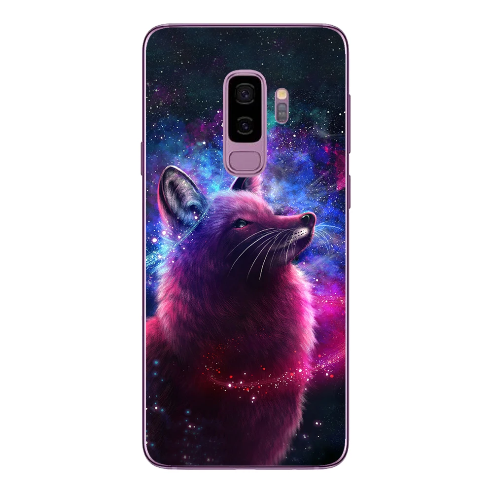 112 Мягкий термополиуретановый чехол для samsung Galaxy S7 Edge S8 S9 Plus, силиконовый чехол, чехол с тигром, львом, волком, лисой, рыбой, защитный чехол для телефона - Цвет: 112