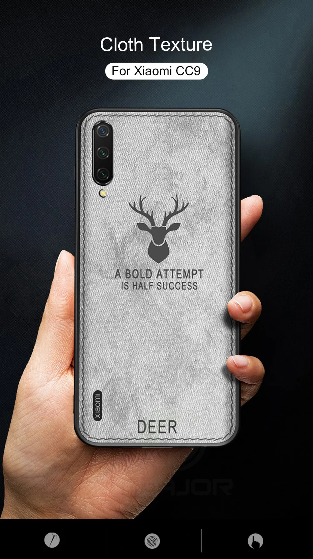 Чехол для телефона для Xiaomi mi A3 mi 9 Lite чехол Классический тканевый бампер Fundas задняя крышка для Xiaomi mi A3 mi 9 Lite CC9 CC 9E Hoesje