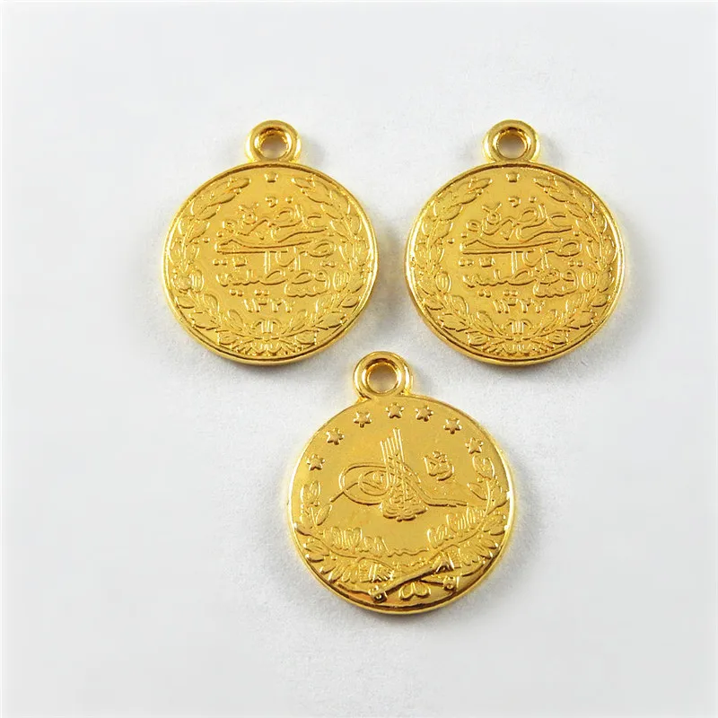 Джули Ван 20 шт. Ретро Золото Шарм Имитация памятные монеты подвеска Подвески для