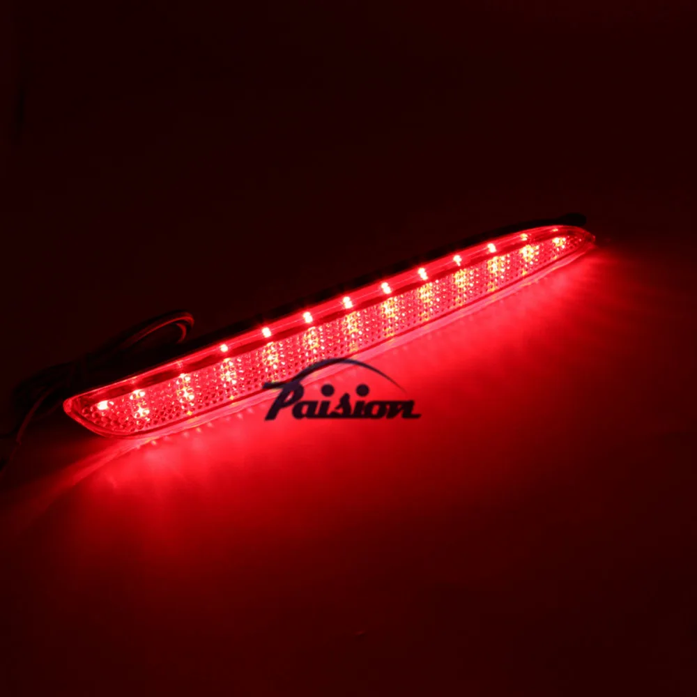 Светодиодный отражатель заднего бампера с красной линзой задний стоп сигнал