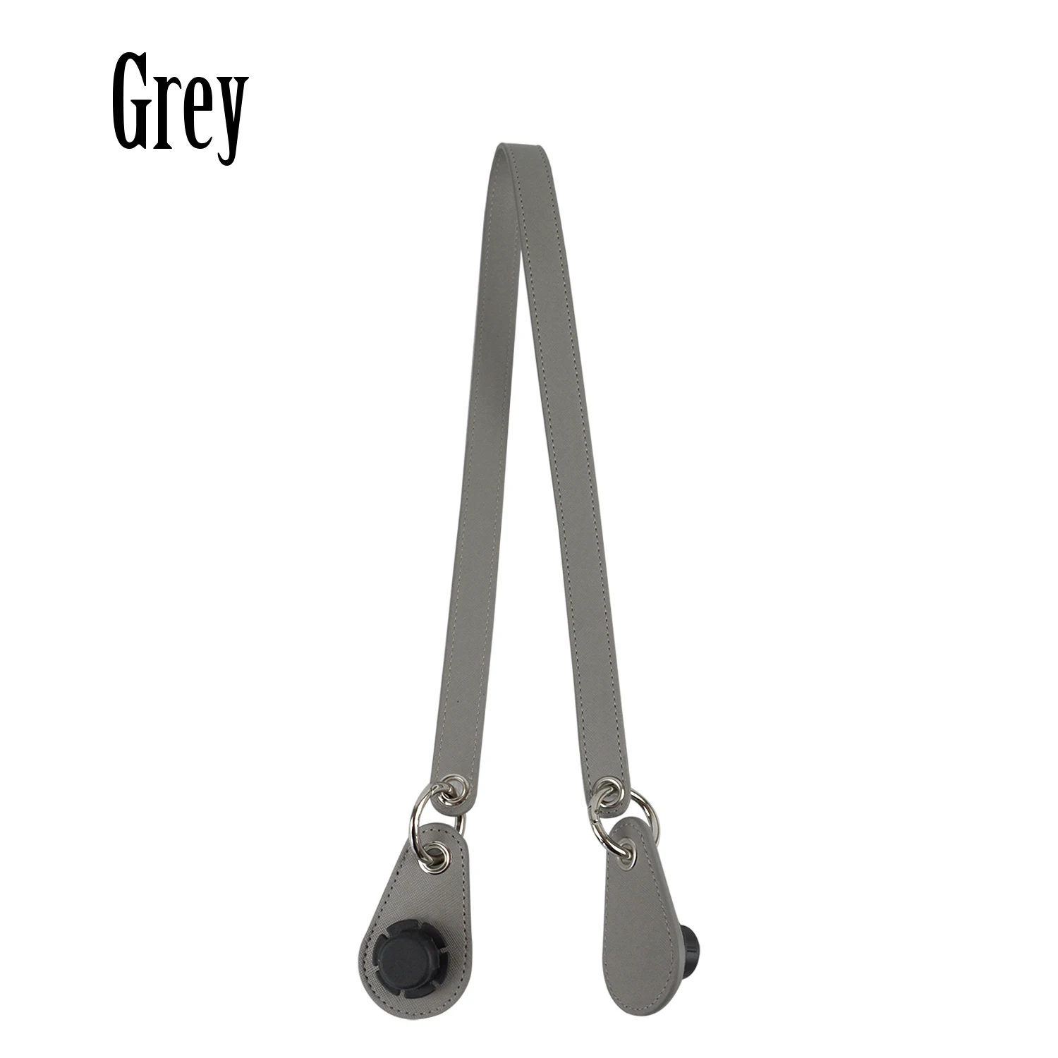 grey Tanqu цельное лаконичное кольцо кожаный ремень ручка металлическое кольцо капли для классического мини Obag Корзина городской шик женская сумка O сумка - Цвет: grey