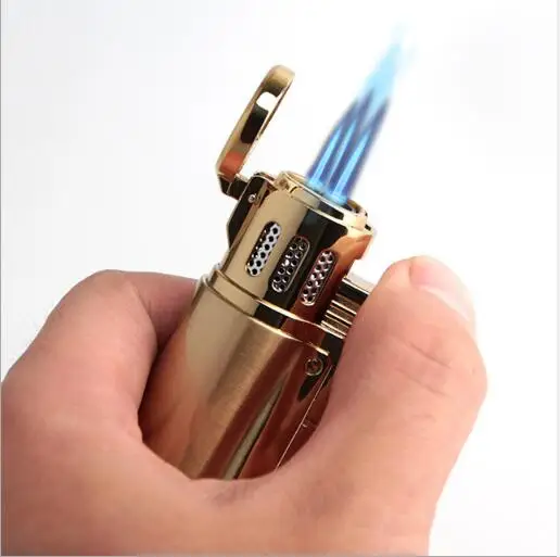Jobon three прямая струйная огненная Зажигалка для сигар Подарочная зажигалка.