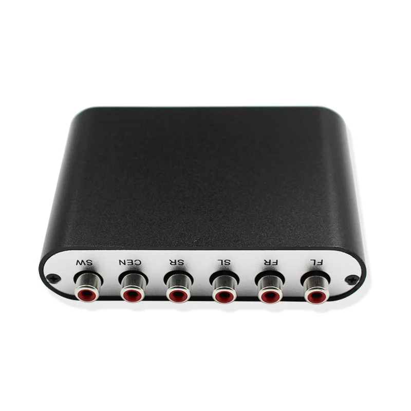 5,1 CH аудио декодер SPDIF коаксиальный к RCA DTS AC3 цифровой к 5,1 усилитель аналоговый конвертер с адаптером питания и оптическим кабелем