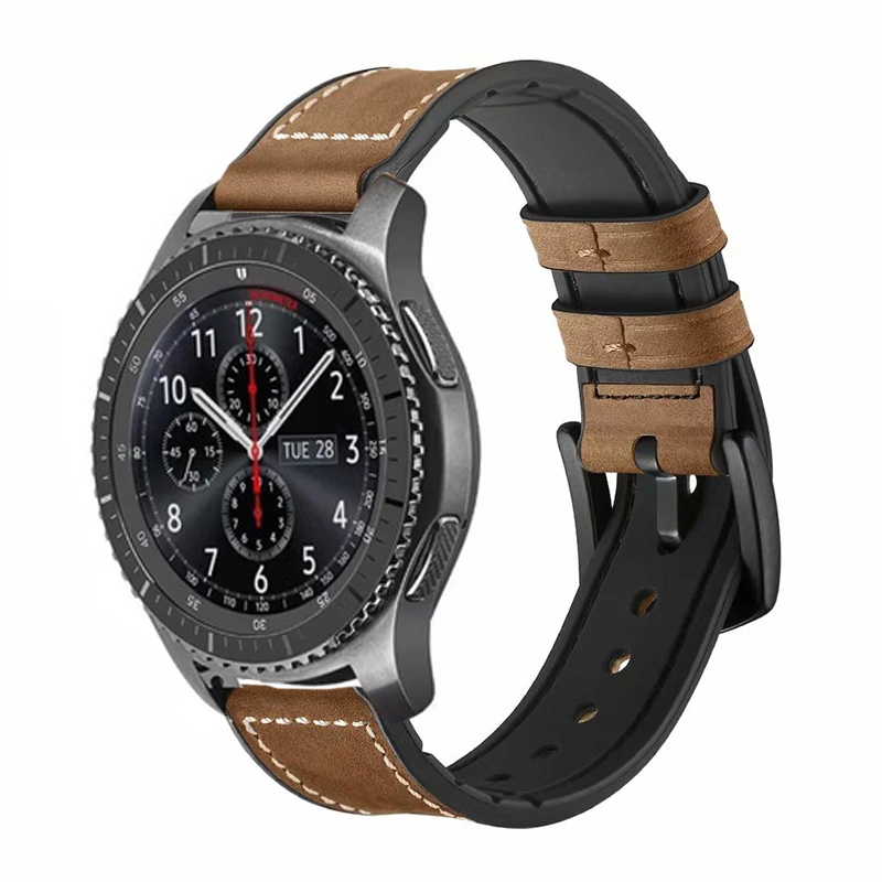 22 huami amazfit ремешок для samsung gear S3 Classic Frontier galaxy watch 46 мм ремешок pebble time ticwatch 1 huawei GT honor magic
