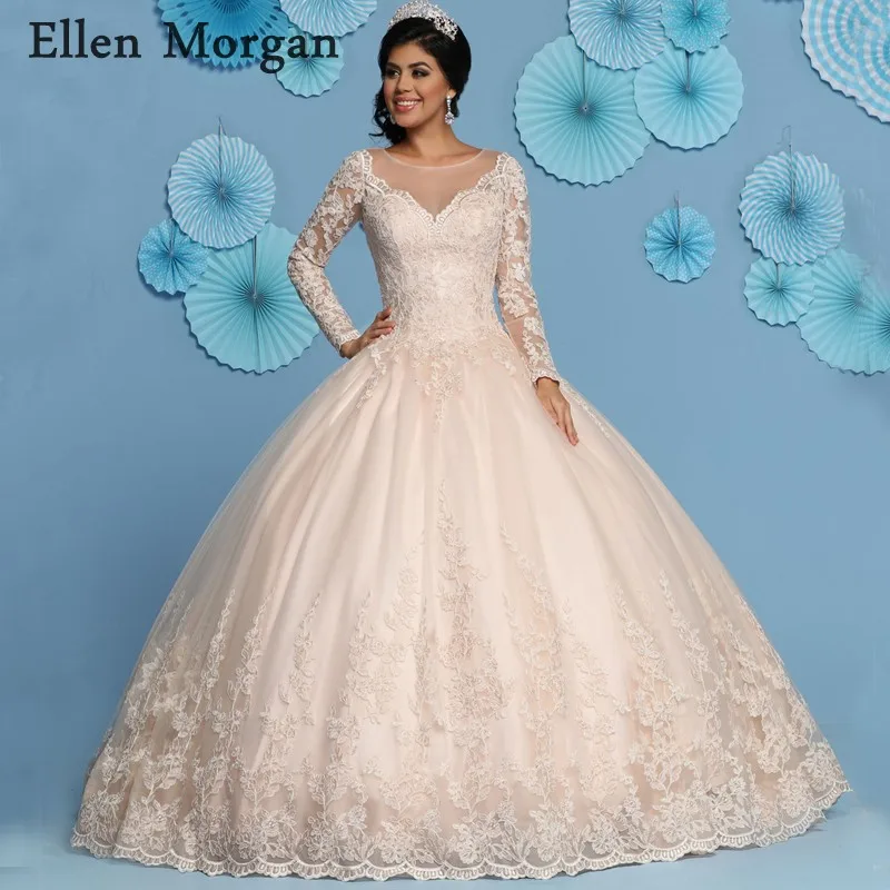 Темно-синие Бальные платья для Quinceanera 2020 милые кружевные до пола с длинным
