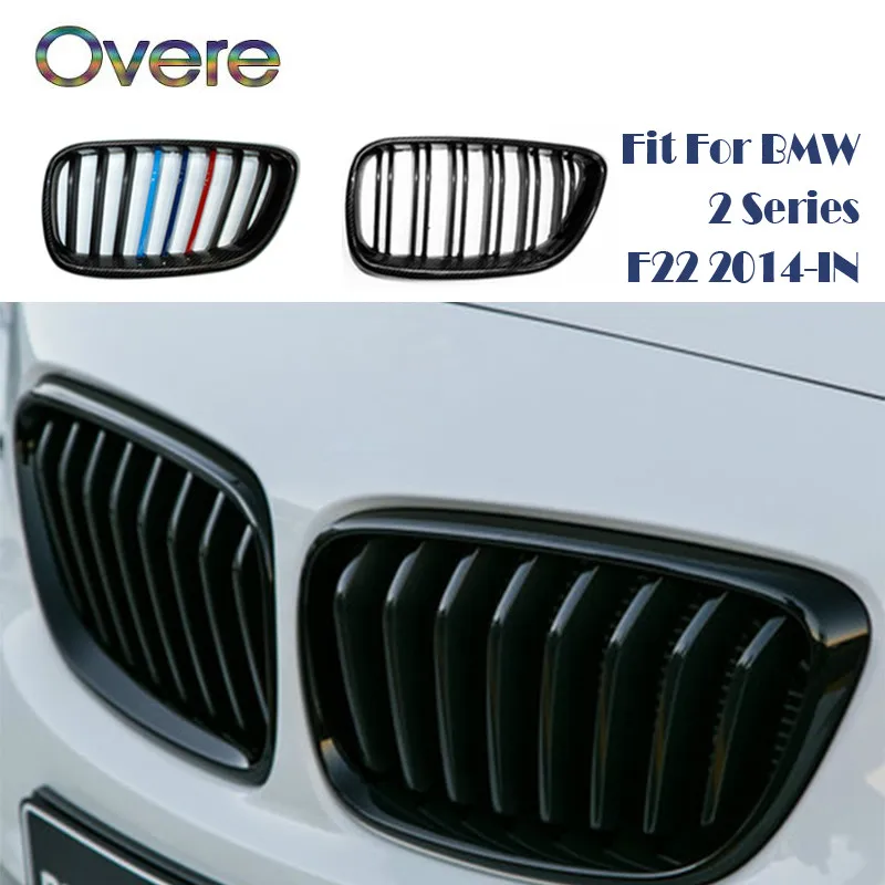 

Решетки для переднего бампера автомобилей OVERE, решетки для гоночных автомобилей BMW 2 серии F22 F23 F87 M2 220i 228i M235i M240i M, производительные аксессуары