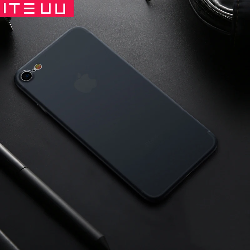 Ультратонкий матовый полипропиленовый чехол ITEUU 7 8 Plus для iphone мягкий гибкий