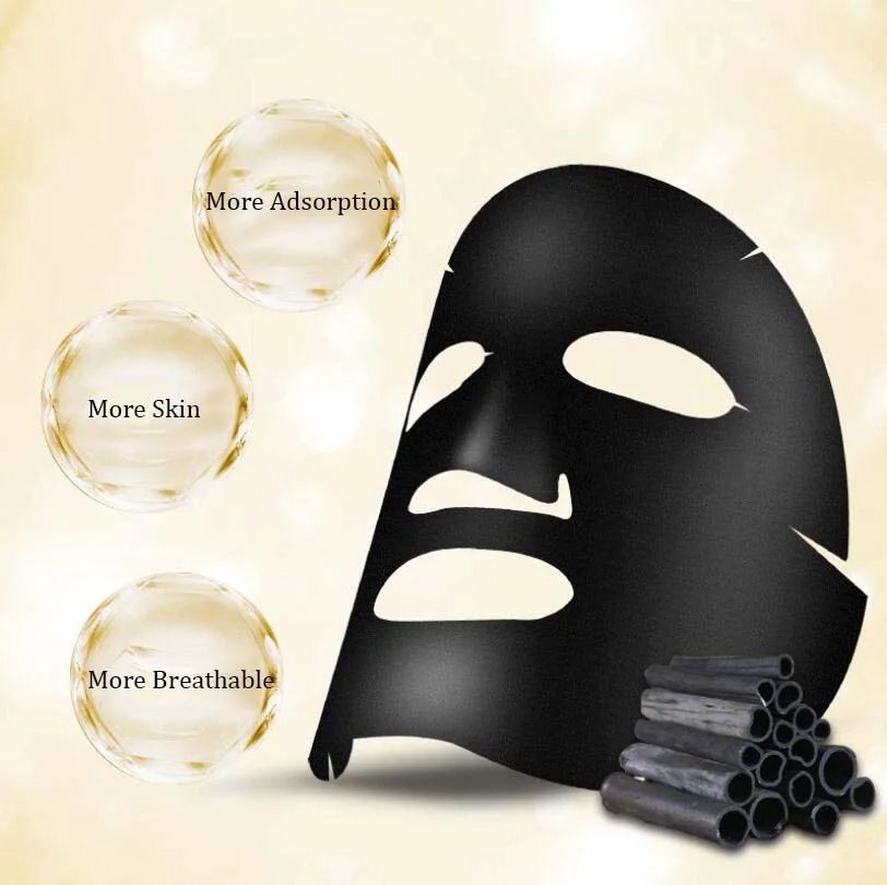 Осветляющая черная маска экстракт портулака трехоза бамбуковый