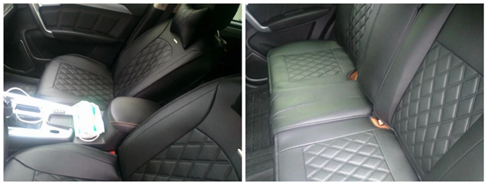 Набор чехлов для автомобильных сидений для VW Volkswagen Passat b5 b6 b7 b8 golf 4 golf 5 golf 6 golf 7 polo tiguan touareg Amarok Dacia duster