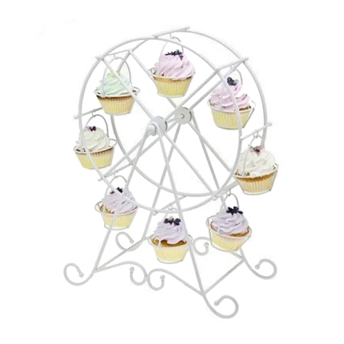 8pcs Cupcake Свадебный белый стол торт кекс десерт Дисплей лоток вечерние украшения торт Подставки Для детей день рождения праздничное украшение торта Формы для выпечки - Цвет: 8pcs Cupcake