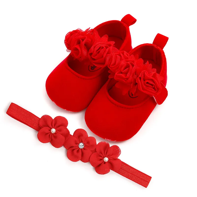 Милая детская обувь для новорожденных девочек 0-18 месяцев с мягкой подошвой