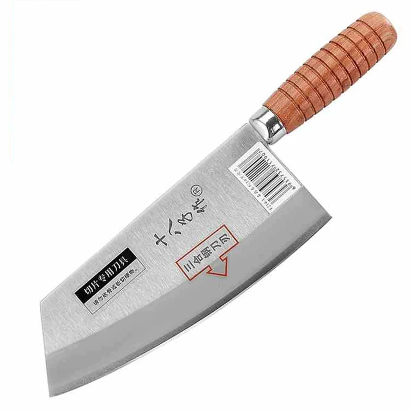 SHIBAZI F214-1, профессиональный 7,5 дюймовый обшитый стальной палисандр с ручкой, превосходное качество, китайский кухонный нож шеф-повара, нож-Кливер