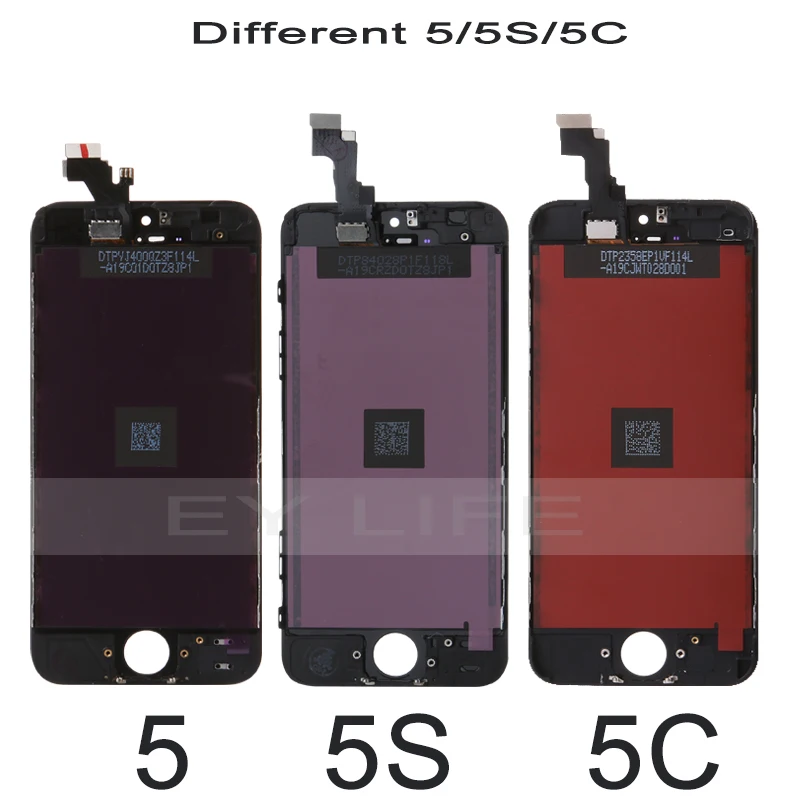 ЖК дисплей для iPhone 5 5C экран с 3D сенсорным дигитайзером в сборе панель клона