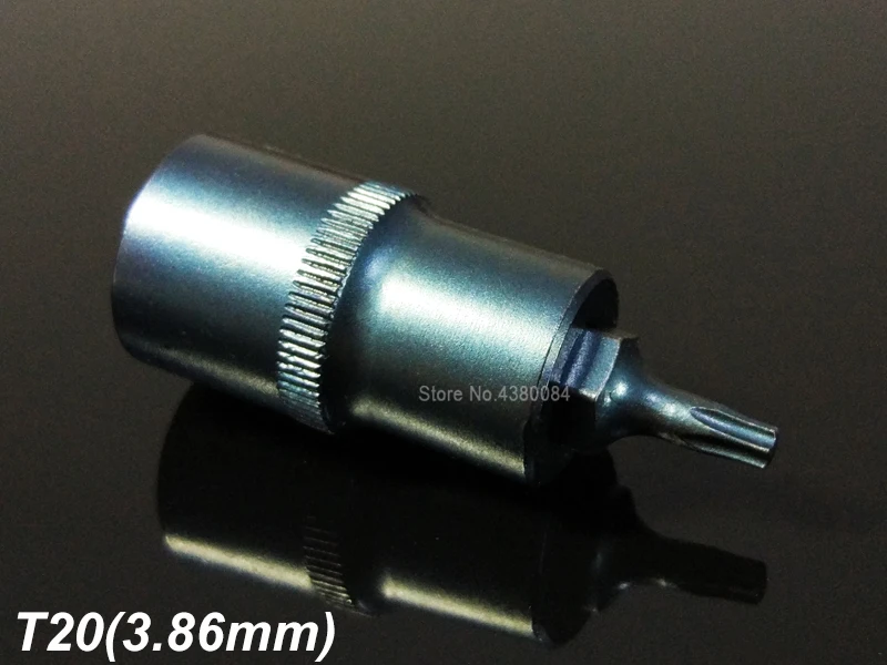 11Sizes TORX Screwdriver Bits 1/2" Socket Adapter Motor/Car 6 Point Spline Screw Driver Bits 55mm Power Hand Tools T20-T70(mm