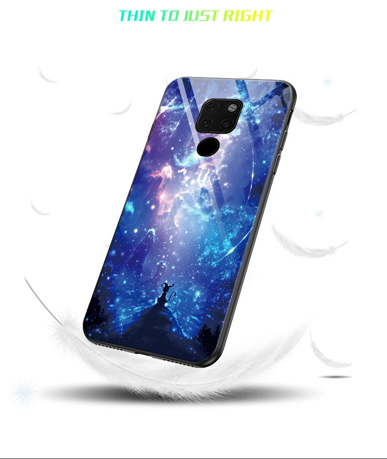 Световой закаленное Стекло чехол для huawei Коврики 20 P20 Lite рro 20Pro 20X Honor 8X макс 7X10 V10 Nova 3e 3 3i чехол Тигр чехол с картинкой из сериала Teen Wolf