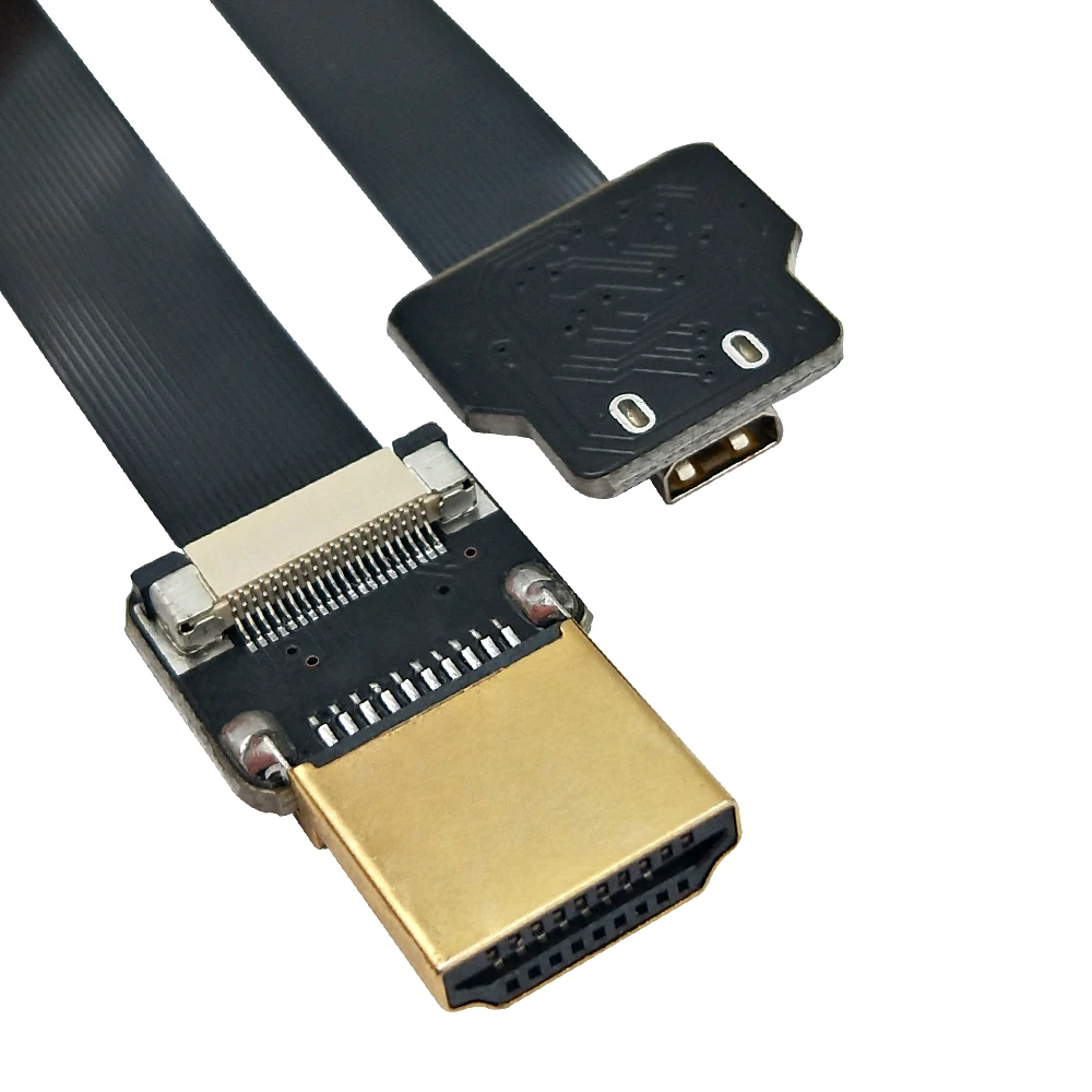 Danspeed 20 см для мужчин и женщин M/F FPV HDMI Тип в V1.4 микро плоский кабель аэрофотосъемки
