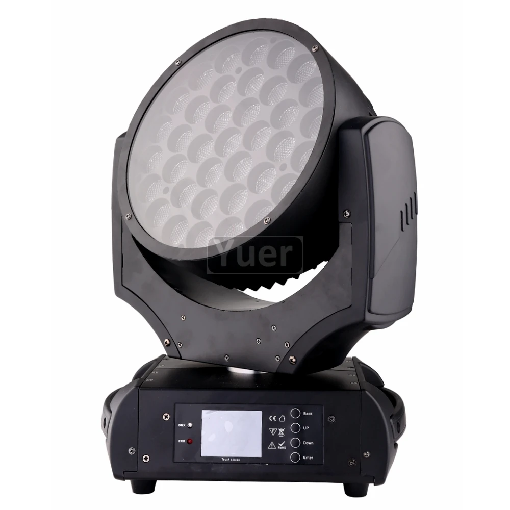 Goedkoop 4 Stks/partij Music Stage Verlichting 37X20W Led Rgbw 4IN1 Zoom Wash Moving Head Licht Dmx Sound Party Verlichting Club Disco Dj Verlichting