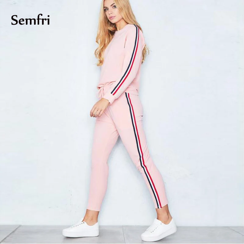 Semfri модная толстовка с капюшоном Женский комплект толстовки костюмы для женщин