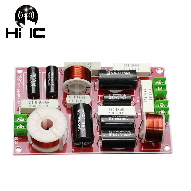 1 шт. 2 способа Hi-Fi аудио ВЧ+ бас 2 единицы кроссовер динамик делитель частоты стерео кроссовер фильтры 18 дБ 150 Вт
