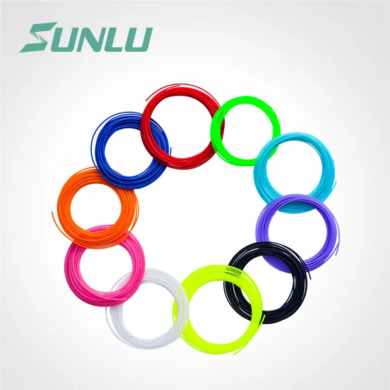 SUNLU SL 300A 3D ручка PLA/ABS/PCL Reills 1 75 мм Красочные ручки нити сублимации детей каракули
