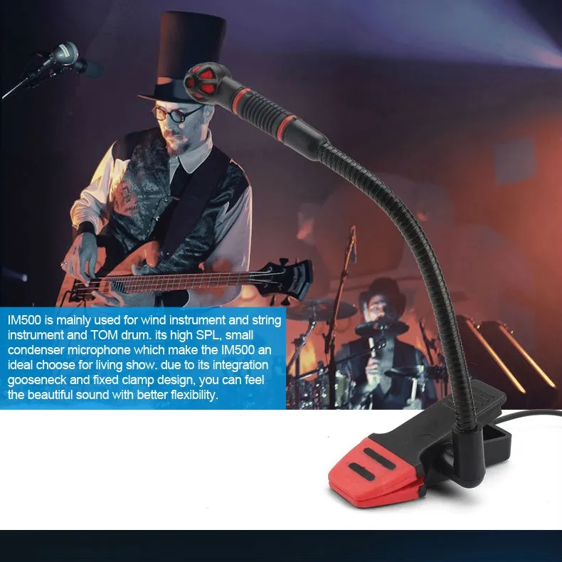 Alctron IM500 sax микрофон Однонаправленный труба саксофонный микрофон оркестр профессиональные музыкальные инструменты Микрофон