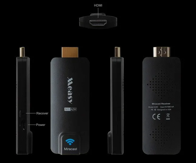 Measy A2W Беспроводной Wi Fi дисплей ТВ Ключ Приемник AirPlay Miracast 1080P HDMI адаптер для APPLE