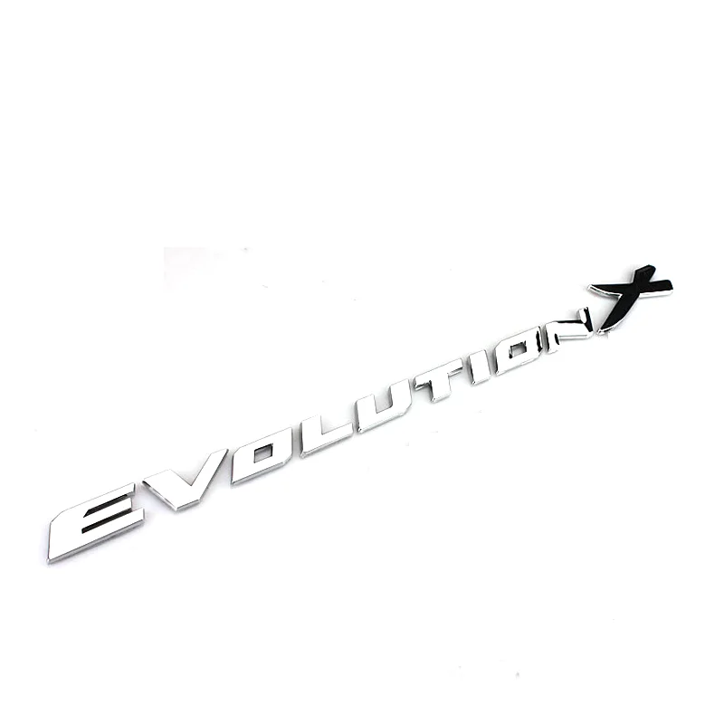 Бесплатная доставка ABS Пластик EVO EVOLUTION X эмблемы|Наклейки на автомобиль| |