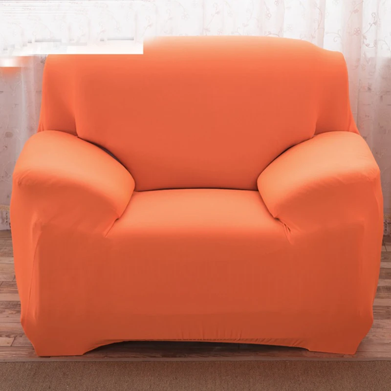 Синий Эластичный чехол для дивана защитные наборы чехлов чехлы спандекс Твердый