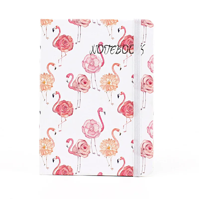 Flamingo 04 Жесткий Чехол для планировщика с рисунком фламинго, блокнот для офиса, школы, канцелярские принадлежности, Милая Линия, внутренняя страница, канцелярские принадлежности - Цвет: Flamingo 04