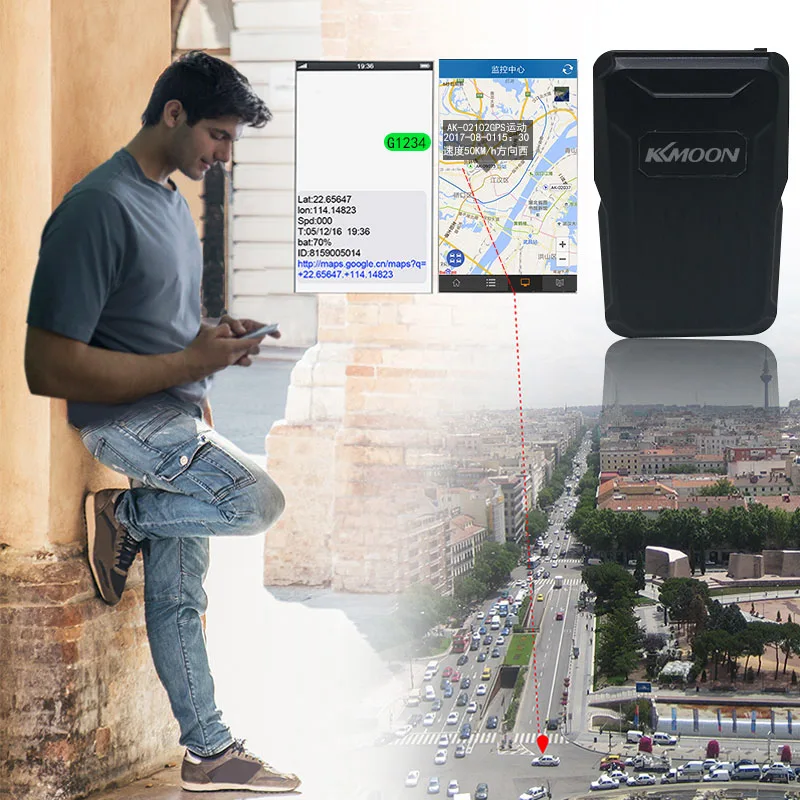 Универсальный Новый портативный gps трекер GPRS в реальном времени|GPS-трекеры| |